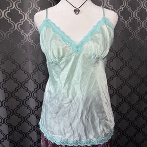 Victoria's Secret Light Green Silk Cami